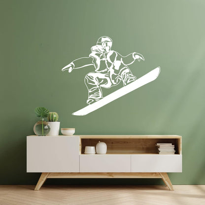 Lettering Decals Snowboard Winter Sports Extreme Mountain Window Decals