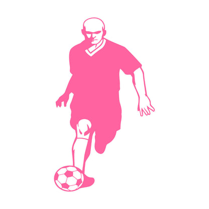 Wall Decals Pvc Soccer Football Ball Player Sport Glass Stickers