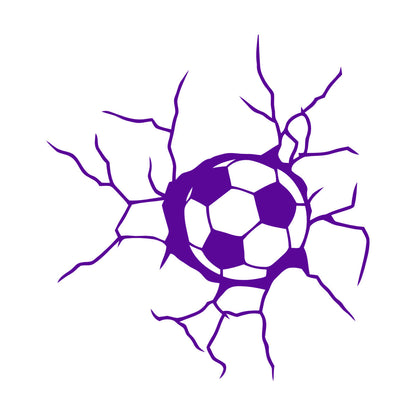 Lettering Stickers Spoof Ball Crack Sports Store Decoration