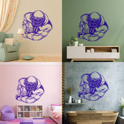 Wall Decals Paster Paper Sport American Football Coolest Tattoo Culture