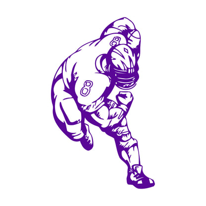 Sport American Football Sportsman Nice Wall Decals Self Adhesive