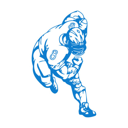 Sport American Football Sportsman Nice Wall Decals Self Adhesive