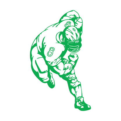 Sport American Football Sportsman Nice Wall Decals Self Adhesive