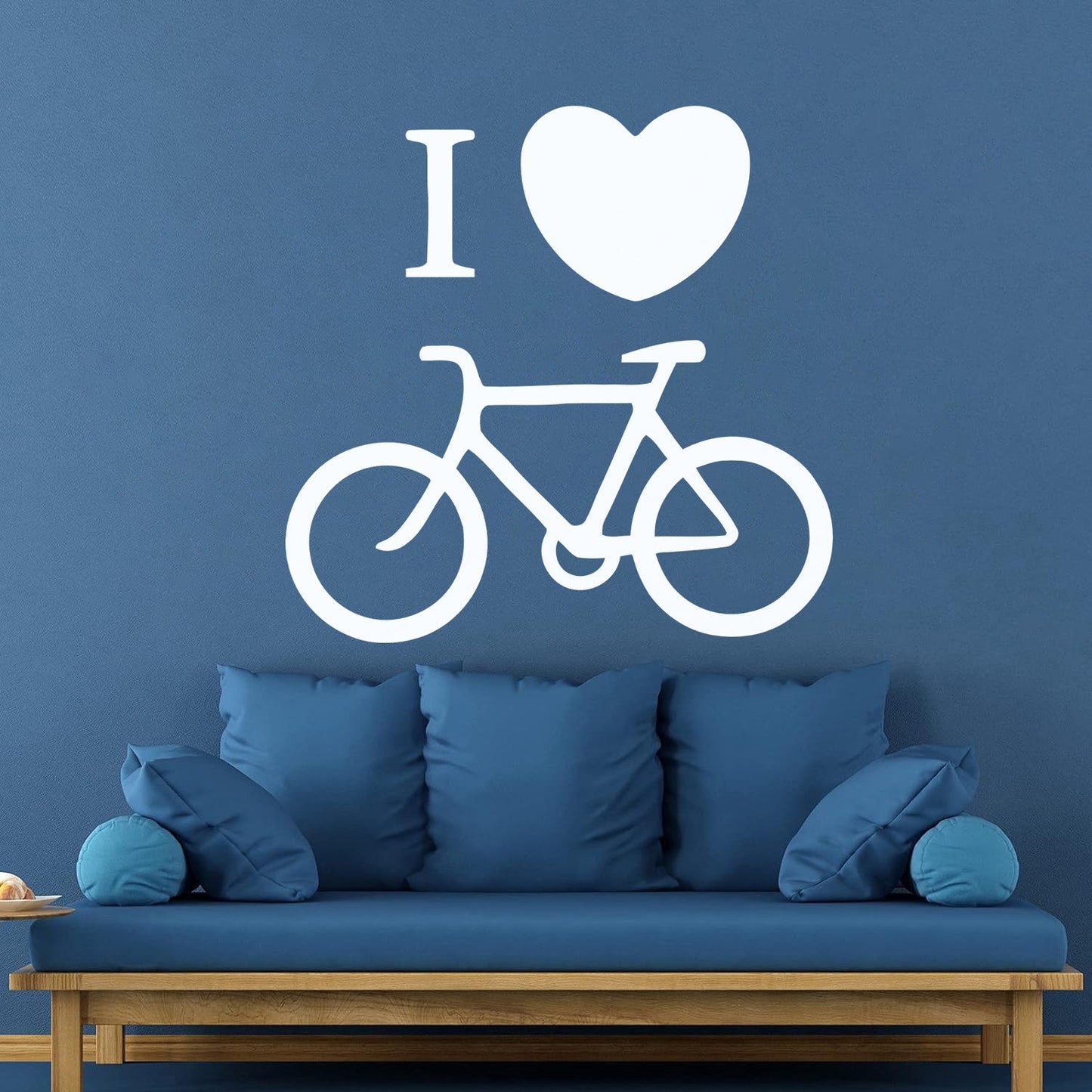 Sport Bike Love Cycling Bicycle Wall Stickers Paster Paper Easy Installation