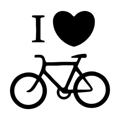 Sport Bike Love Cycling Bicycle Wall Stickers Paster Paper Easy Installation