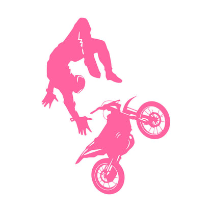 Wall Vinyl Sticker Decor Sport Bike Motocross Extreme Speed Art Mural Painting