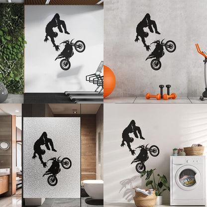 Wall Vinyl Sticker Decor Sport Bike Motocross Extreme Speed Art Mural Painting