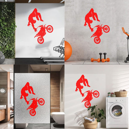 Wall Vinyl Sticker Decor Sport Bike Motocross Extreme Speed Art Mural Painting