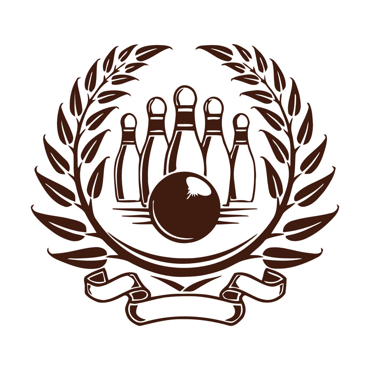 Wall Stickers Sport Bowling Skittles Entertainment Center Waterproof