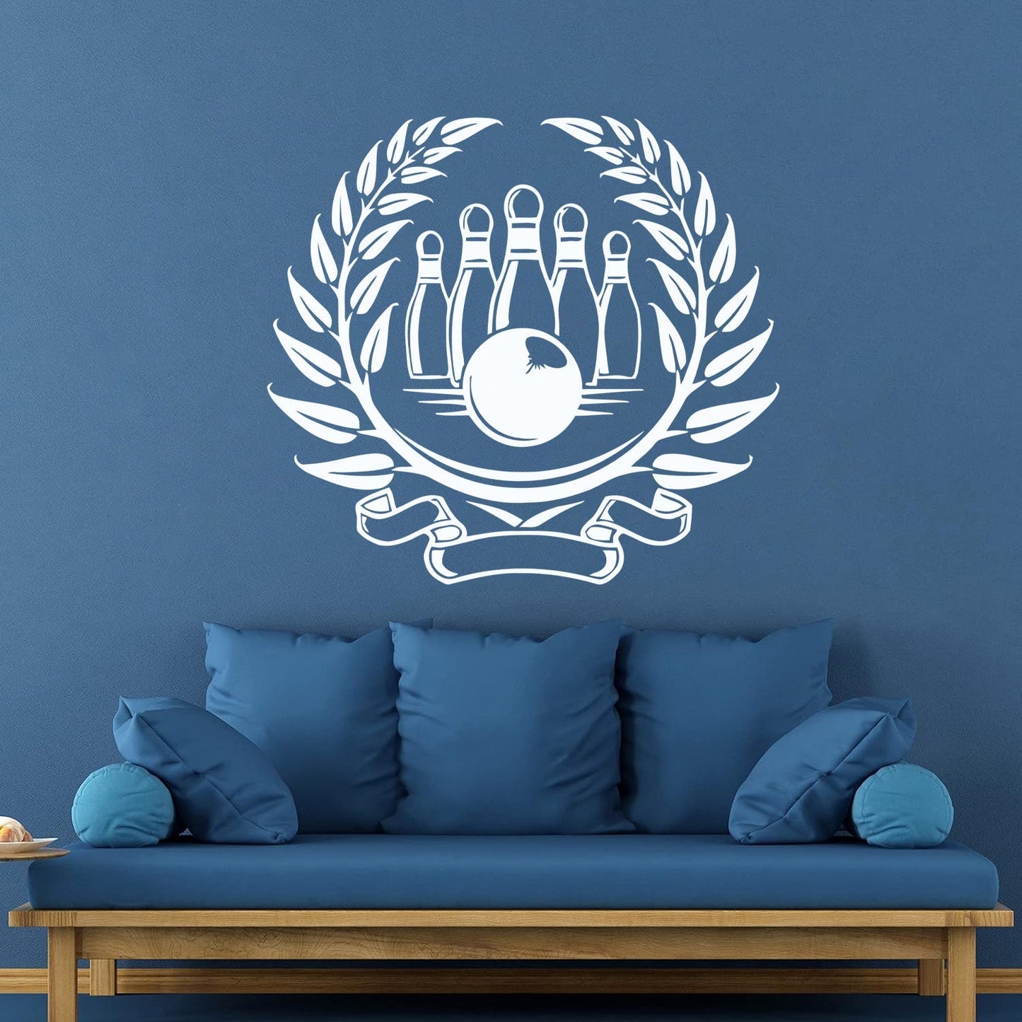 Wall Stickers Sport Bowling Skittles Entertainment Center Waterproof