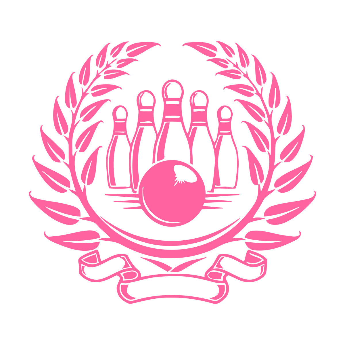 Wall Stickers Sport Bowling Skittles Entertainment Center Waterproof