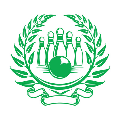 Wall Stickers Sport Bowling Skittles Entertainment Center Waterproof