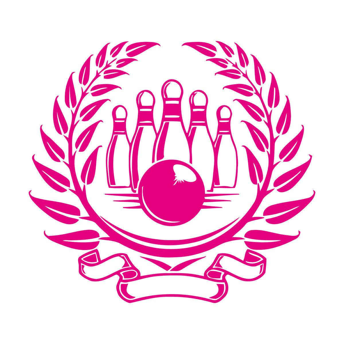 Wall Stickers Sport Bowling Skittles Entertainment Center Waterproof