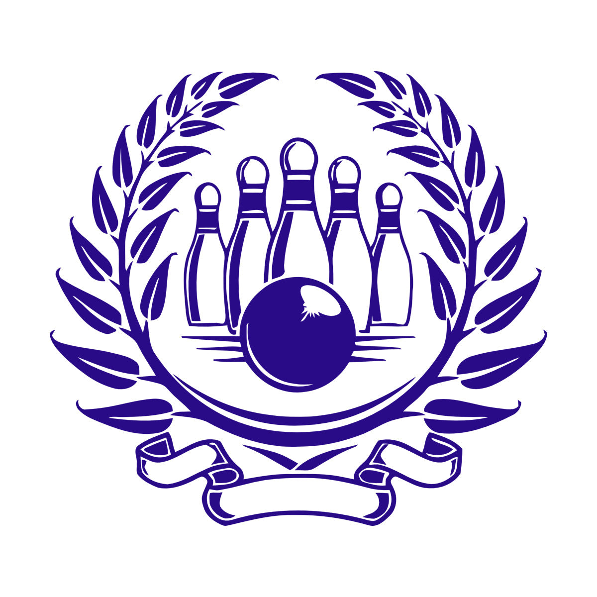 Wall Stickers Sport Bowling Skittles Entertainment Center Waterproof