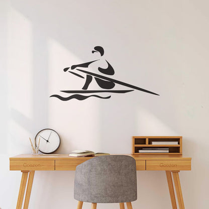 Engraving Stickers Sport Rowing Boating Can Modify And Add Information