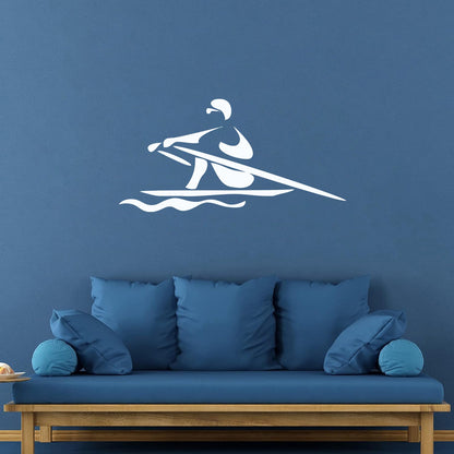 Engraving Stickers Sport Rowing Boating Can Modify And Add Information