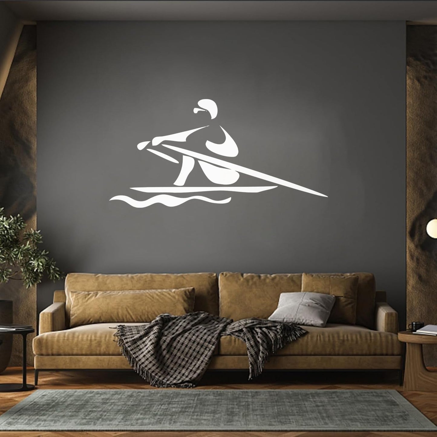 Engraving Stickers Sport Rowing Boating Can Modify And Add Information