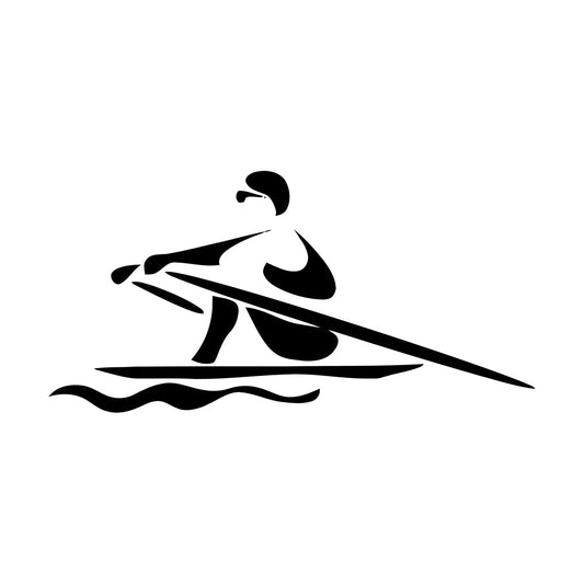 Engraving Stickers Sport Rowing Boating Can Modify And Add Information