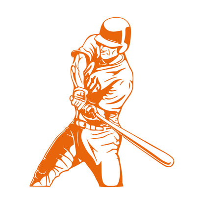 Lettering Stickers Sports Baseball Bat Player Car Body Decoration