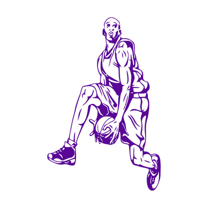 Wall Decals Paster Paper Sports Basketball Player Fans Window Decals
