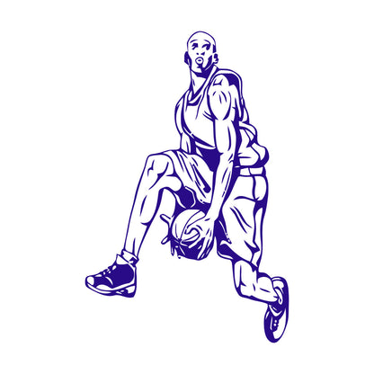 Wall Decals Paster Paper Sports Basketball Player Fans Window Decals