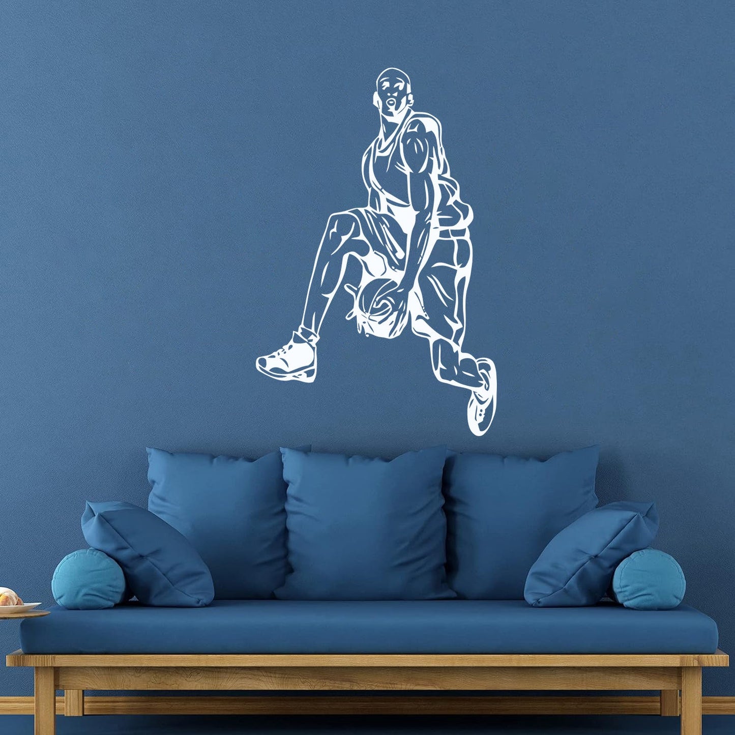 Wall Decals Paster Paper Sports Basketball Player Fans Window Decals