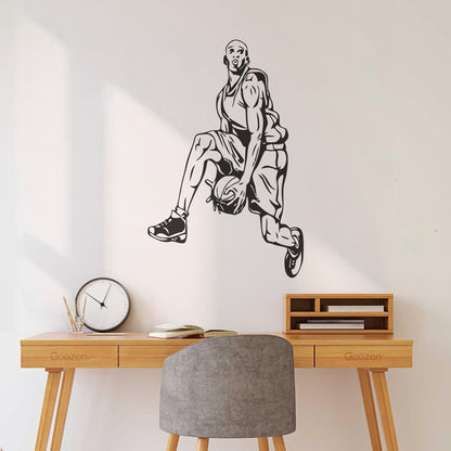 Wall Decals Paster Paper Sports Basketball Player Fans Window Decals