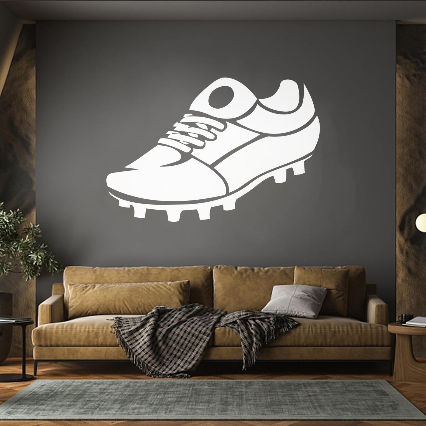 Sports Shoes Cleats Soccer Equipment Wall Vinyl Sticker Decor Multi Color Selection