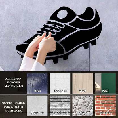Sports Shoes Cleats Soccer Equipment Wall Vinyl Sticker Decor Multi Color Selection