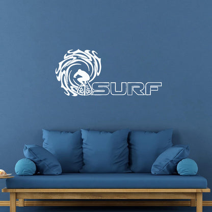 Fine Carving Decals Surfing Extreme Sport Ocean Art Mural Painting