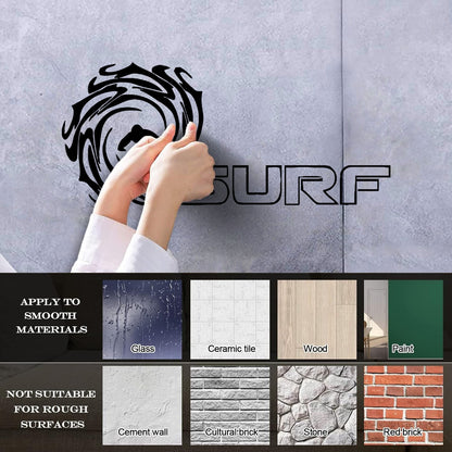 Fine Carving Decals Surfing Extreme Sport Ocean Art Mural Painting