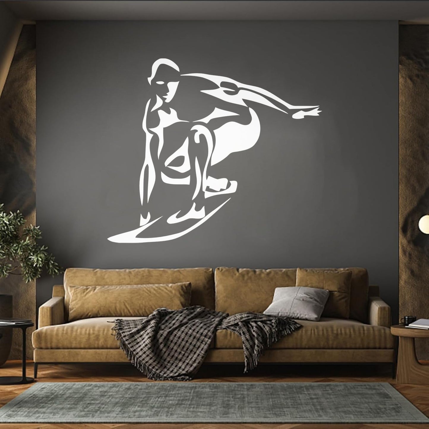 Vinyl Art Sticker Surfing Extreme Sports Board Multiple Size Options