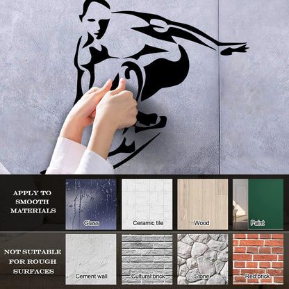 Vinyl Art Sticker Surfing Extreme Sports Board Multiple Size Options