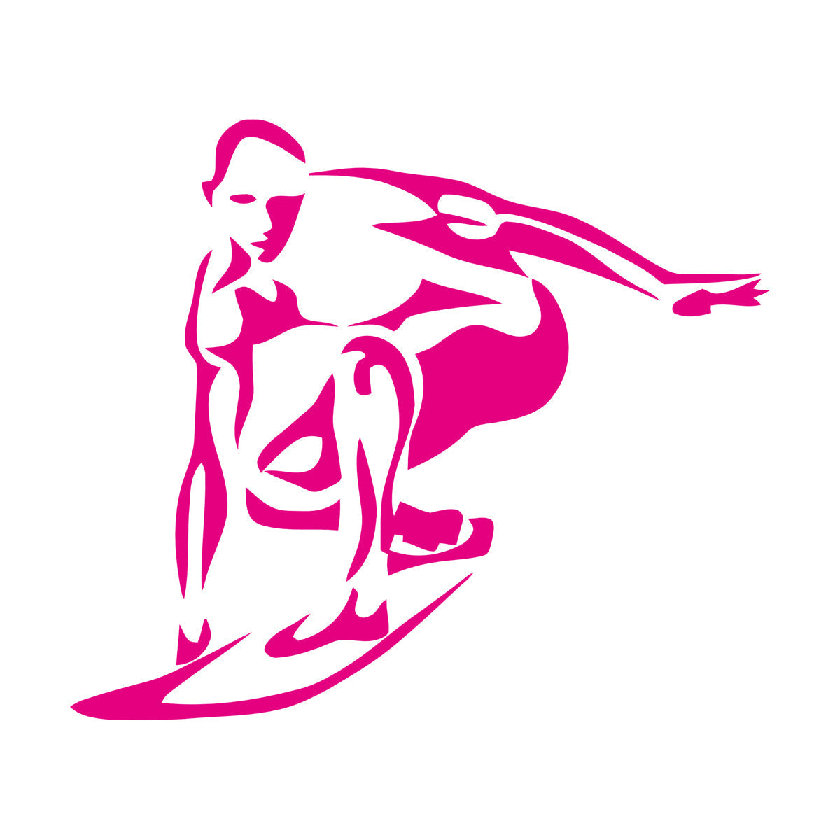 Vinyl Art Sticker Surfing Extreme Sports Board Multiple Size Options