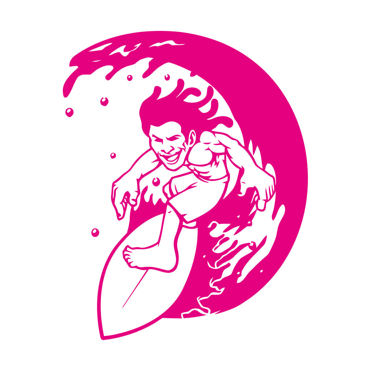 Lettering Stickers Surfing Surfer Waves Ocean Water Sport Can Modify And Add Information