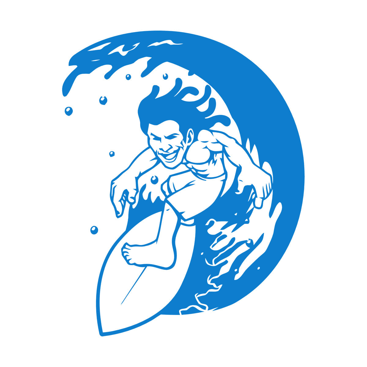 Lettering Stickers Surfing Surfer Waves Ocean Water Sport Can Modify And Add Information