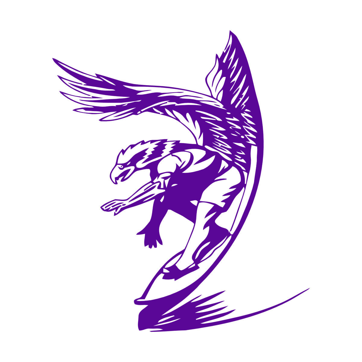 Wall Decals Paster Paper Surfing Water Extreme Sports Art Decoration