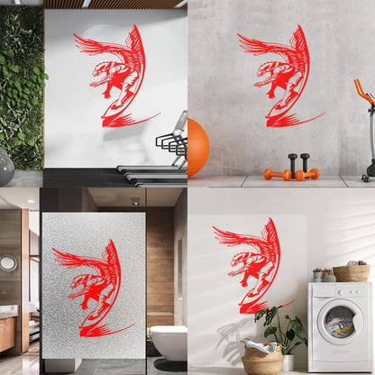 Wall Decals Paster Paper Surfing Water Extreme Sports Art Decoration
