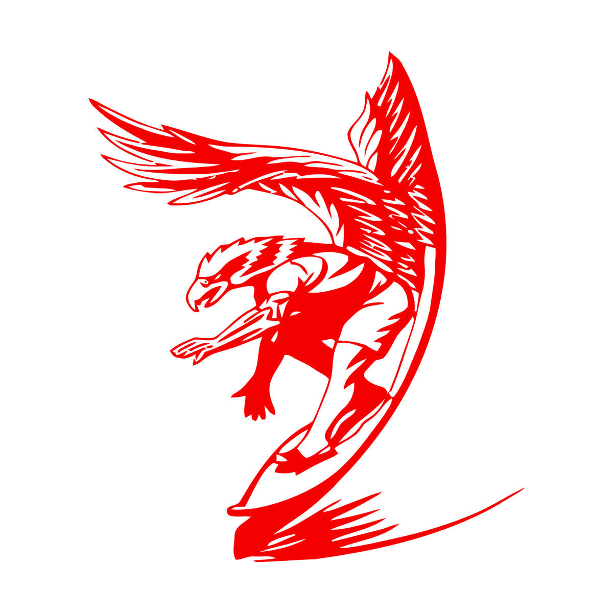 Wall Decals Paster Paper Surfing Water Extreme Sports Art Decoration