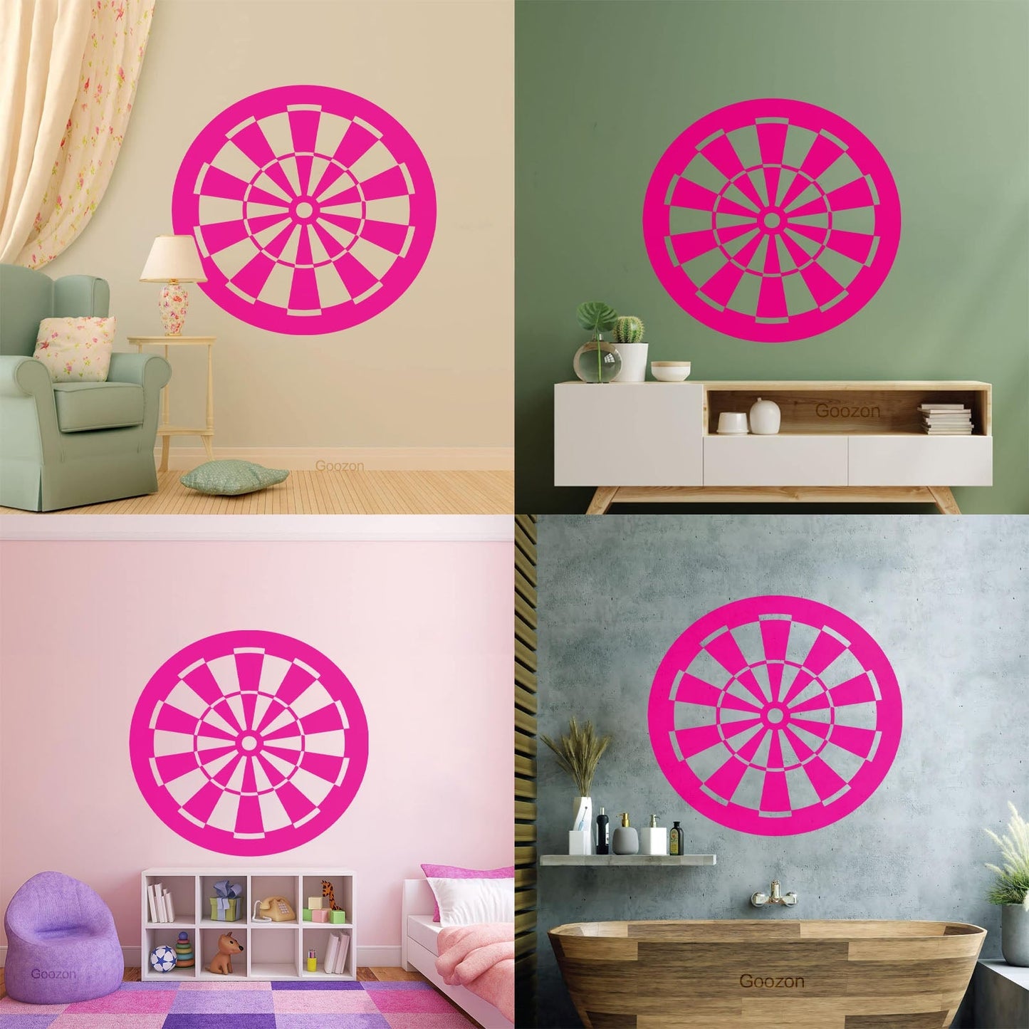 Vinyl Wall Stickers Target Darts Sport Excellent Home Wall Beautification