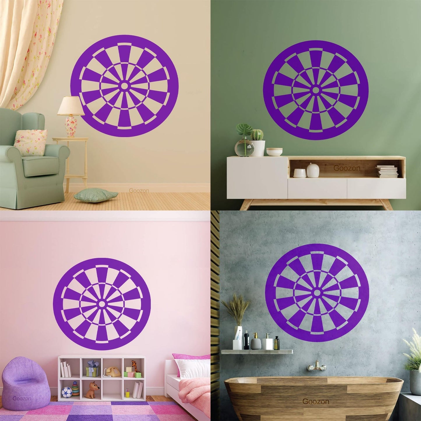 Vinyl Wall Stickers Target Darts Sport Excellent Home Wall Beautification