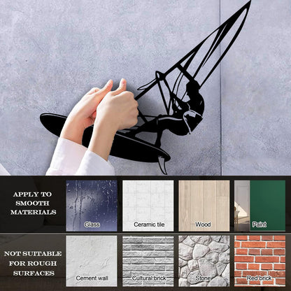 Fine Carving Decals Windsurfing Extreme Sports Water Cool Multi Color Selection