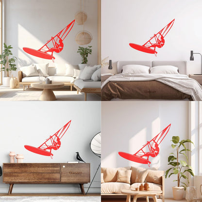 Fine Carving Decals Windsurfing Extreme Sports Water Cool Multi Color Selection