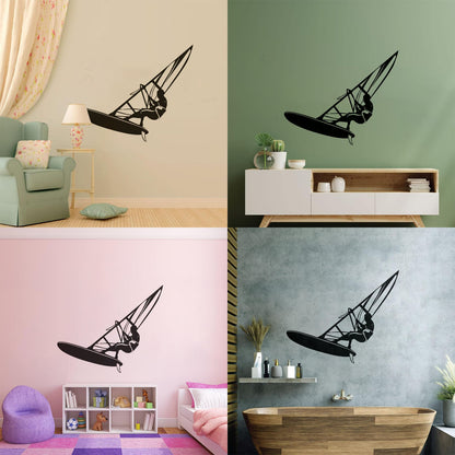 Fine Carving Decals Windsurfing Extreme Sports Water Cool Multi Color Selection