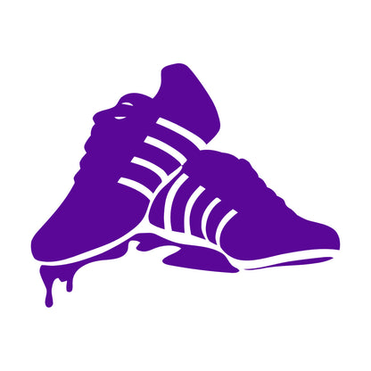 Wall Stickers Paster Paper Youth Shoes Sports Sneakers Window Decals