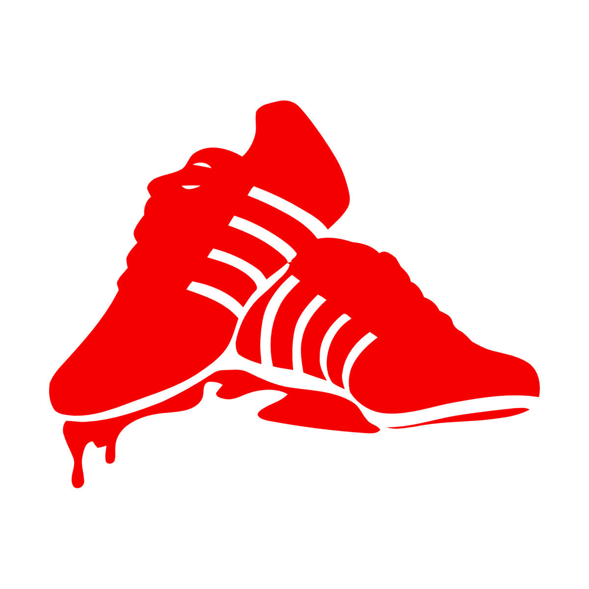 Wall Stickers Paster Paper Youth Shoes Sports Sneakers Window Decals