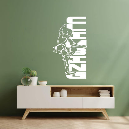 Fine Carving Stickers Mounting Climbing Exteme Sport Store Decoration