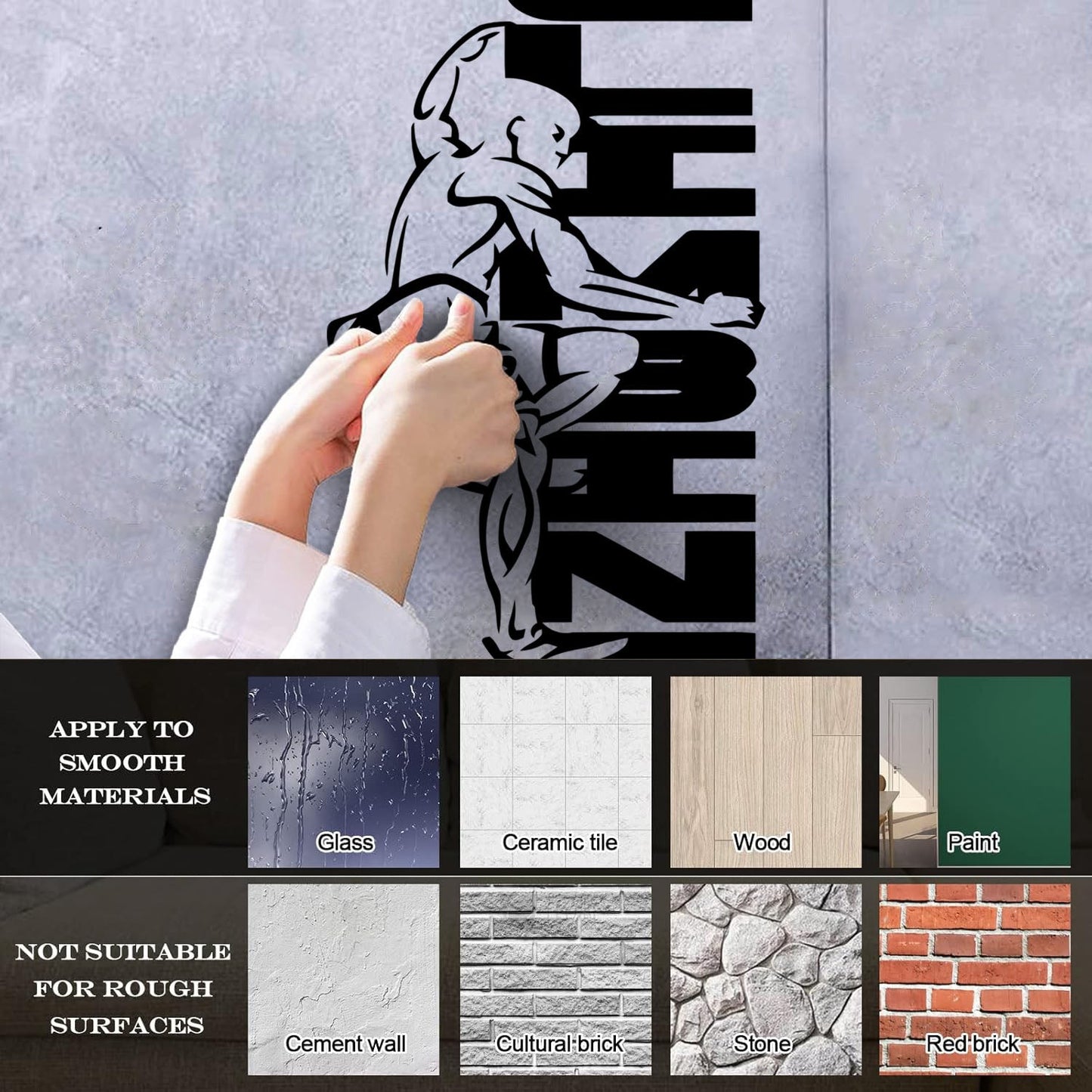 Fine Carving Stickers Mounting Climbing Exteme Sport Store Decoration