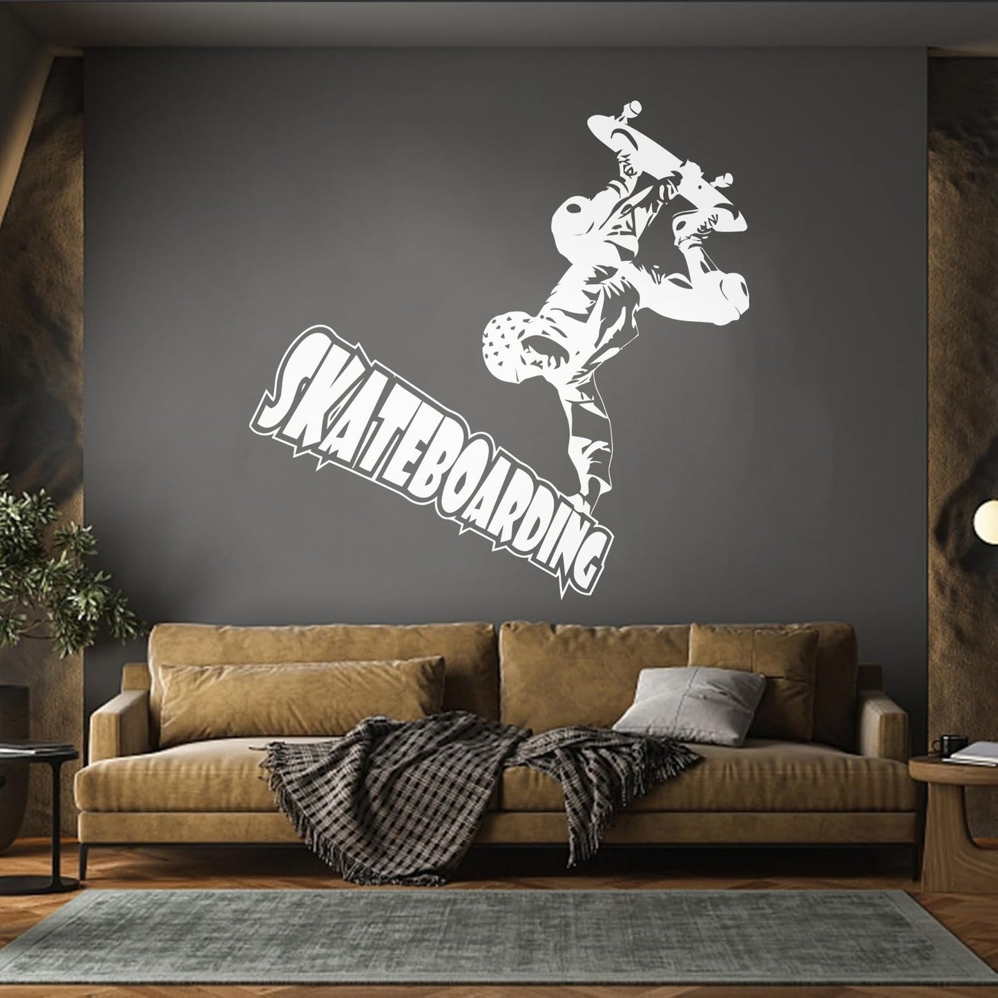 Vinyl Art Sticker Skateboard Skateboarding Exteme Sport Living Self Adhesive