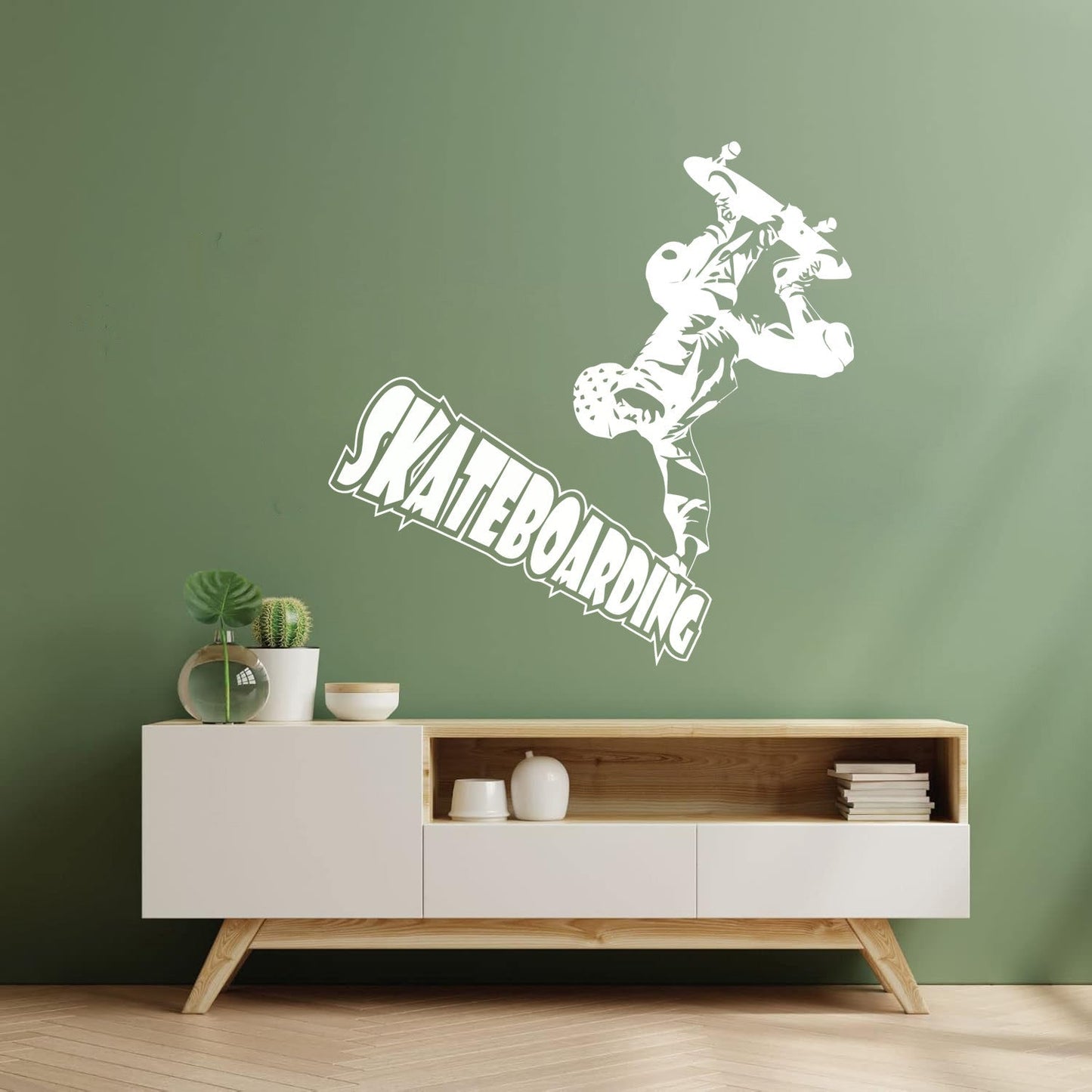 Vinyl Art Sticker Skateboard Skateboarding Exteme Sport Living Self Adhesive